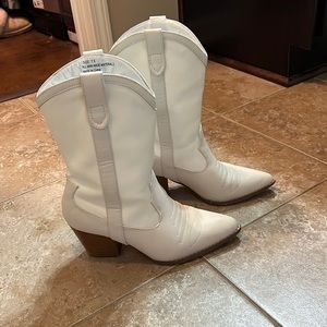 Lulus White Cowboy Boots